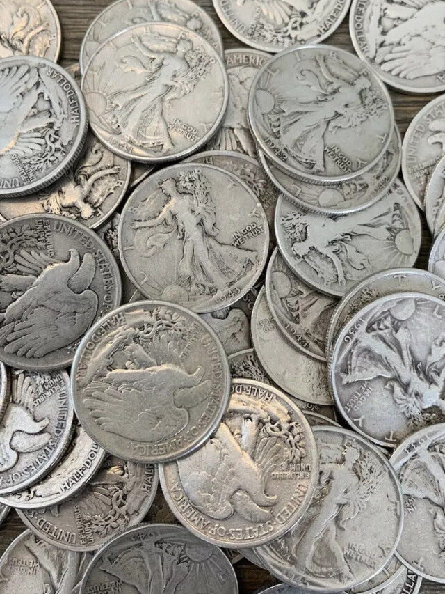 13 of the Walking Liberty Half Dollars Values