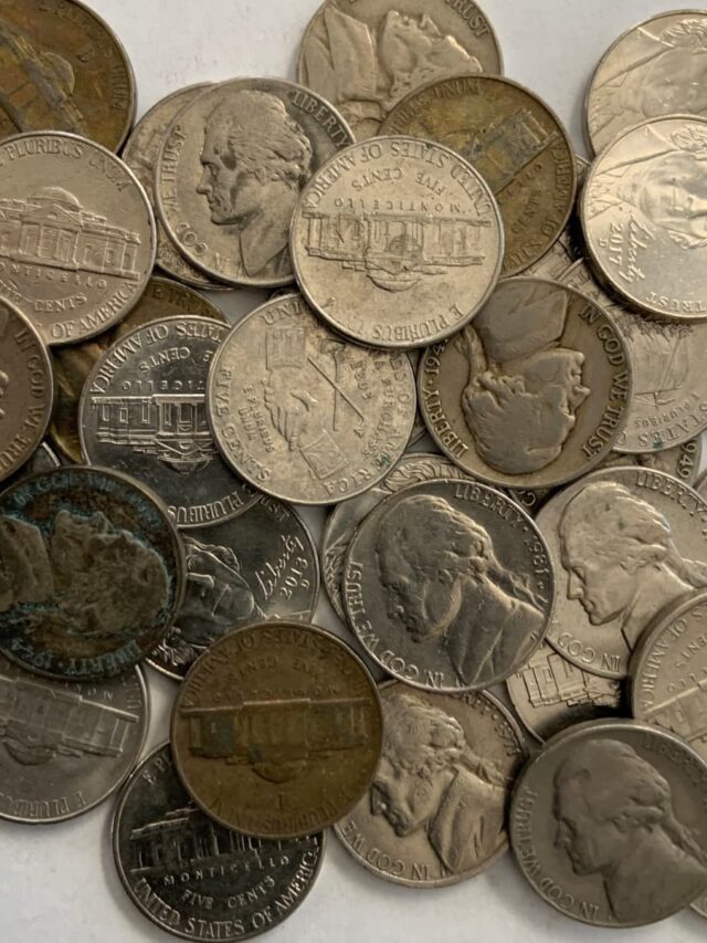 12 of the Thomas Jefferson Nickel Values