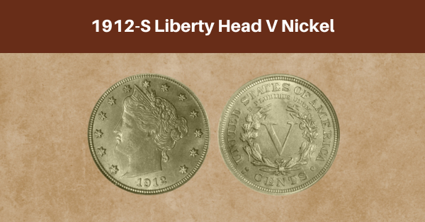 1912-S Liberty Head V Nickel